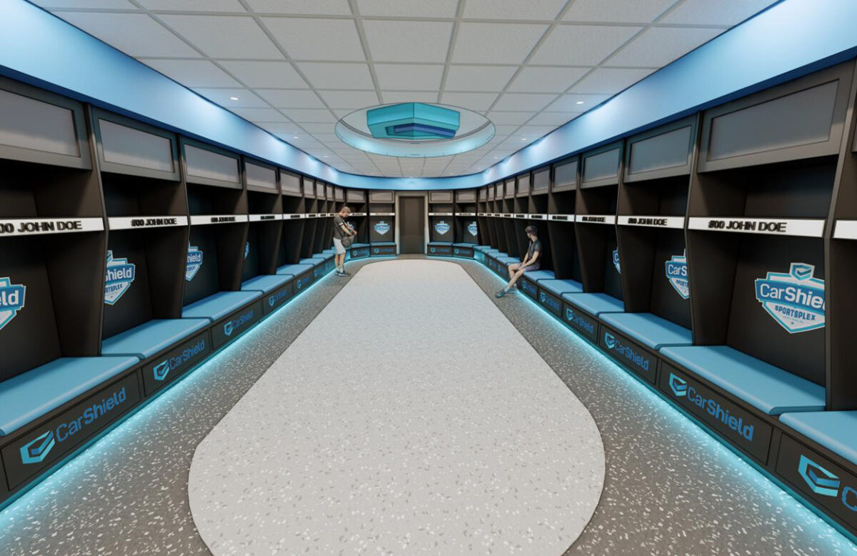 Locker room