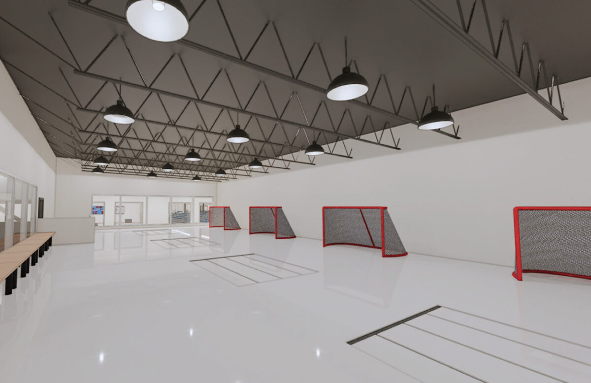 Hockey treadmill training